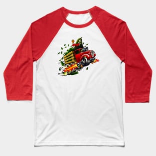 Hot Rod Avocado Baseball T-Shirt